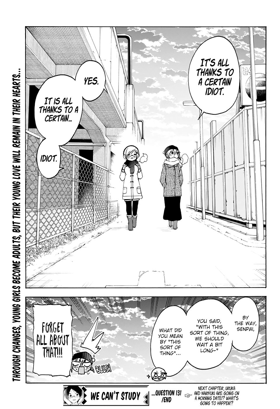 Bokutachi wa Benkyou ga Dekinai Chapter 131 page 20 - Chapter 131: Sometimes Their [X] is Flexible