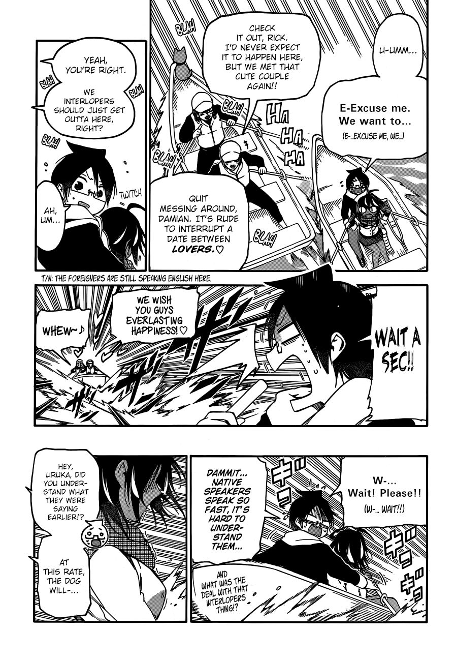 Bokutachi wa Benkyou ga Dekinai Chapter 132 page 12 - Chapter 132: By the Twilight Waterside, You'll Row Toward [X] Before Long
