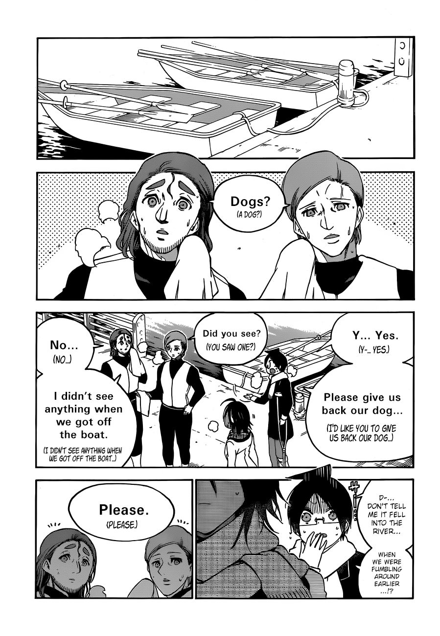Bokutachi wa Benkyou ga Dekinai Chapter 132 page 14 - Chapter 132: By the Twilight Waterside, You'll Row Toward [X] Before Long