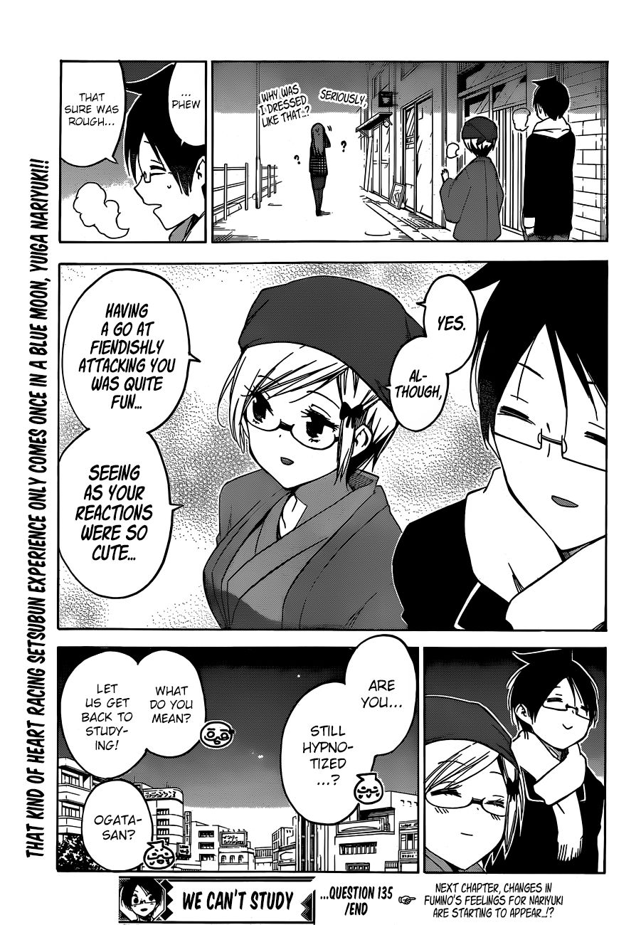 Bokutachi wa Benkyou ga Dekinai Chapter 135 page 20 - Chapter 135: Sometimes They Choose [X] in the Presence of Oni