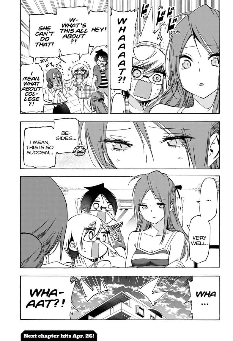 Bokutachi wa Benkyou ga Dekinai Chapter 155 page 21 - Chapter 155