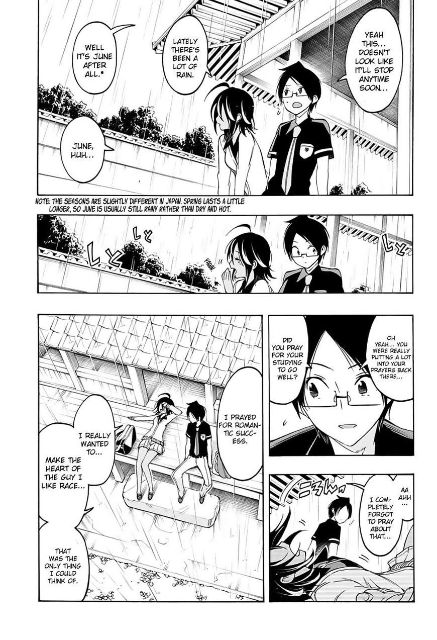 Bokutachi wa Benkyou ga Dekinai Chapter 19 page 12 - Chapter 19: The Genius and [X] consider each other’s weather conditions.