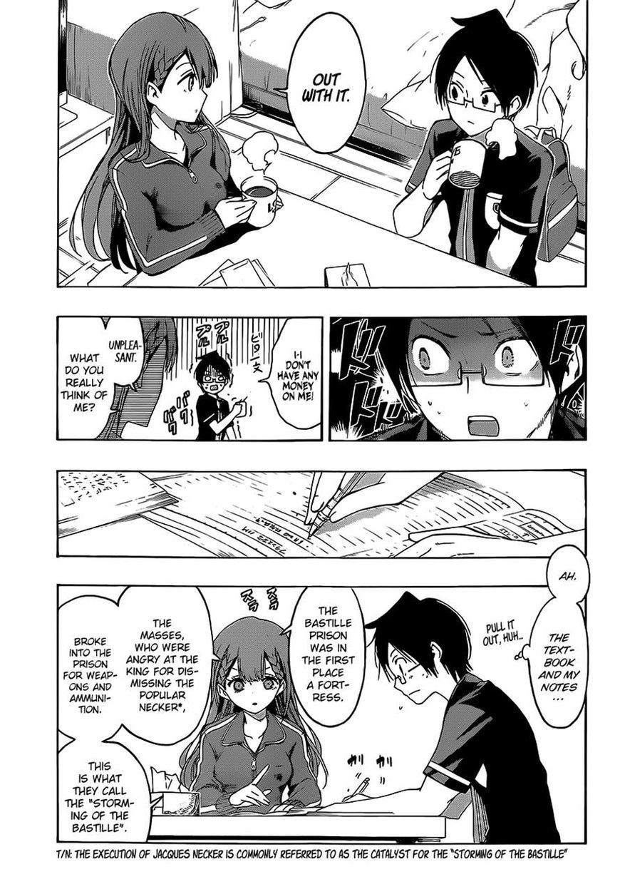 Bokutachi wa Benkyou ga Dekinai Chapter 22 page 11 - Chapter 22: The secret area of the predecessor is in a [X] state.
