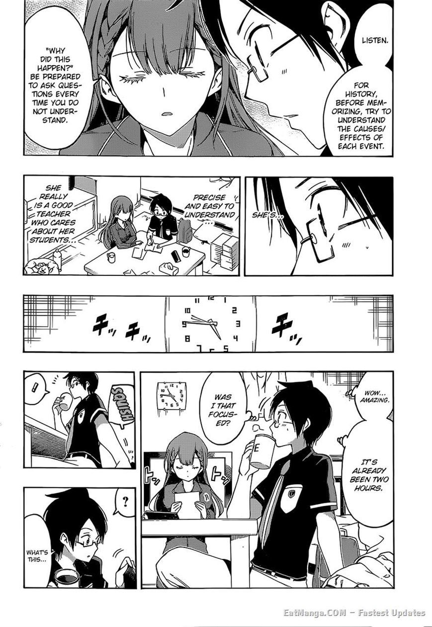Bokutachi wa Benkyou ga Dekinai Chapter 22 page 12 - Chapter 22: The secret area of the predecessor is in a [X] state.