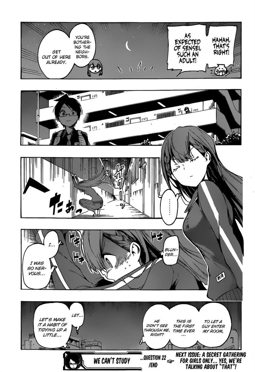 Bokutachi wa Benkyou ga Dekinai Chapter 22 page 21 - Chapter 22: The secret area of the predecessor is in a [X] state.