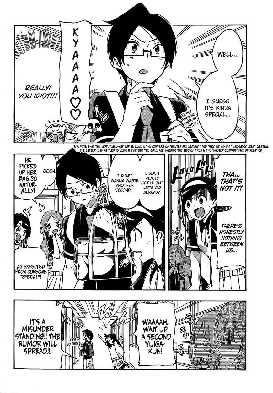 Bokutachi wa Benkyou ga Dekinai Chapter 24 page 9 - Chapter 24: The genius boldly denies the [x] rumors