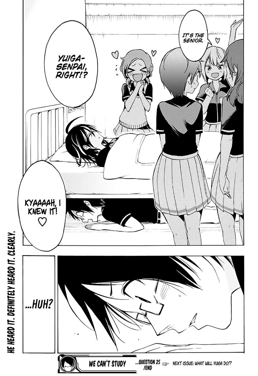 Bokutachi wa Benkyou ga Dekinai Chapter 25 page 20 - Chapter 25: The beginning of the struggles for the genius trying to become [X].