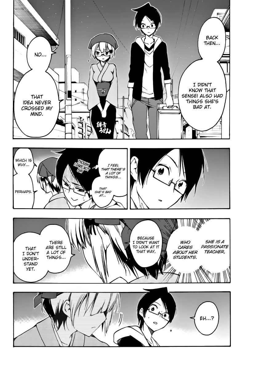 Bokutachi wa Benkyou ga Dekinai Chapter 27 page 21 - Chapter 27: The genius's distress in face of [X] as he thinks it over!
