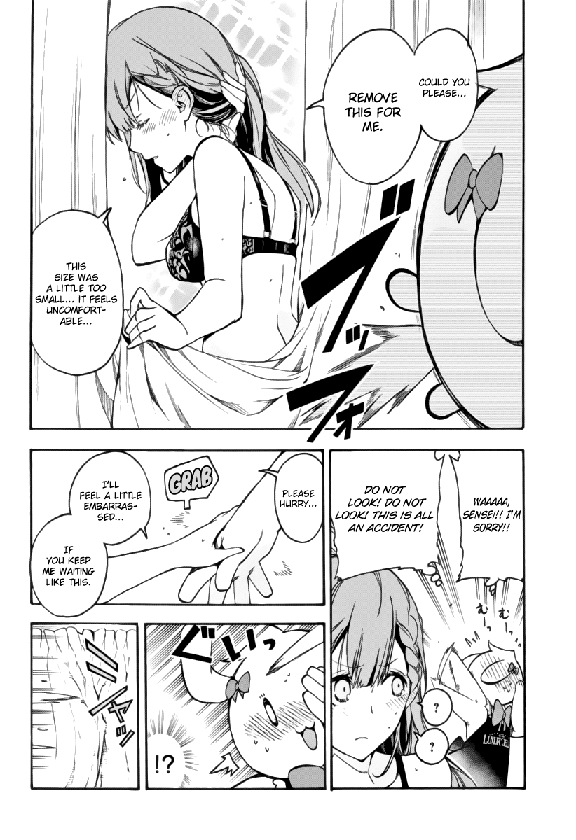 Bokutachi wa Benkyou ga Dekinai Chapter 28 page 13 - Chapter 28: For the sake of [X], the genius struggles in forbidden grounds.