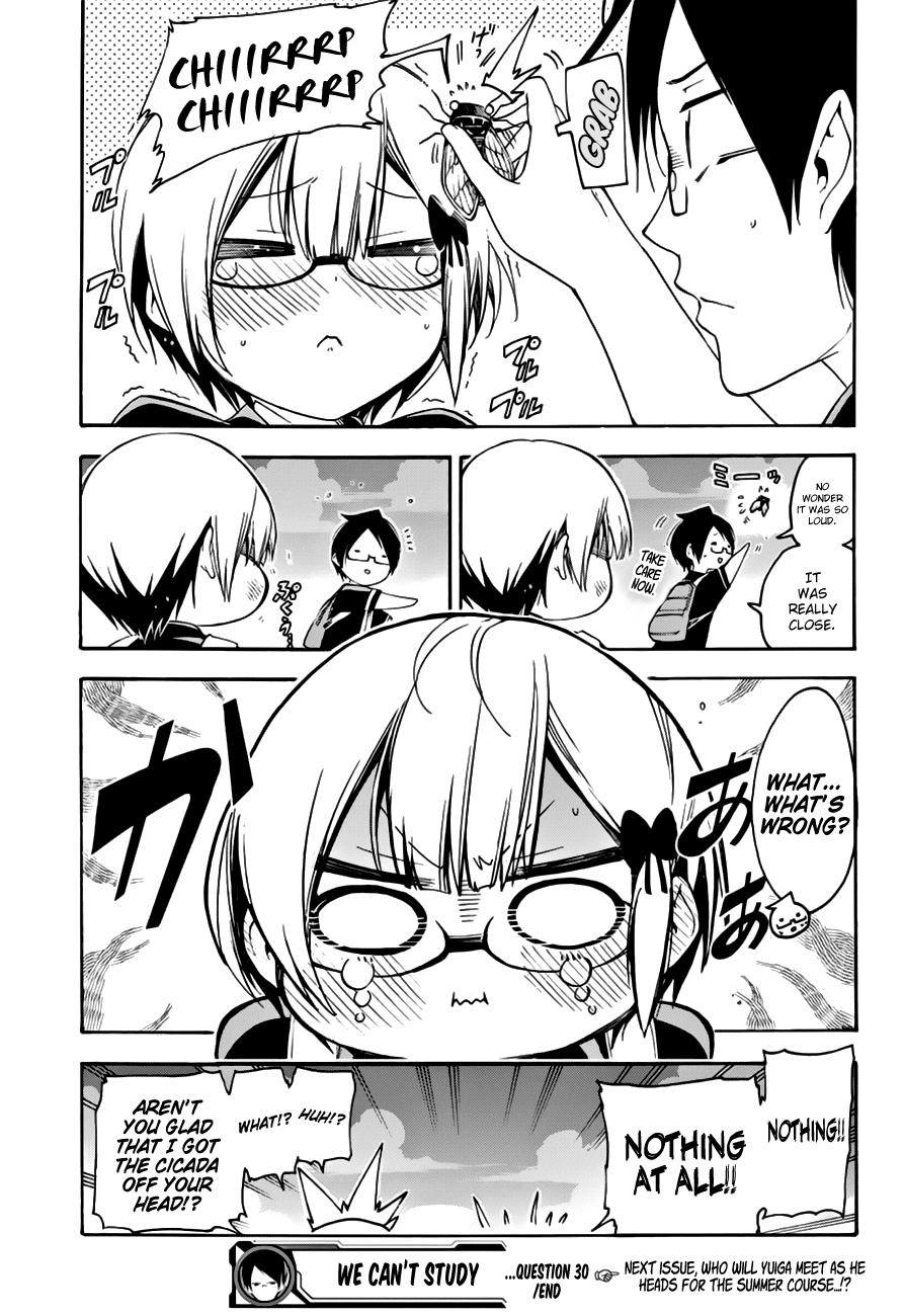 Bokutachi wa Benkyou ga Dekinai Chapter 30 page 20 - Chapter 30: However, the genius endeavors to study [X]