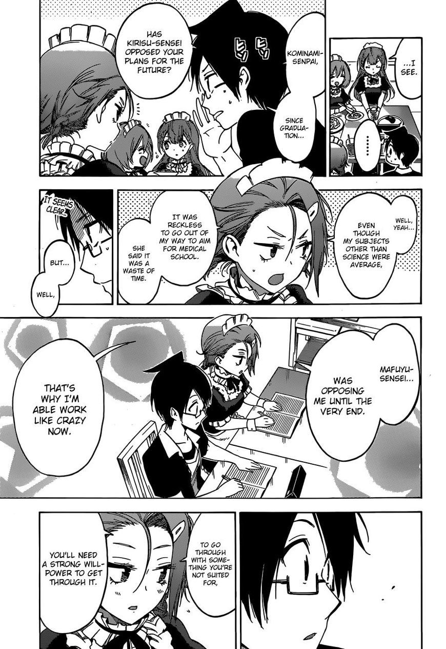 Bokutachi wa Benkyou ga Dekinai Chapter 34 page 18 - Chapter 34: Occasionally, the diligent predecessor serves [X]