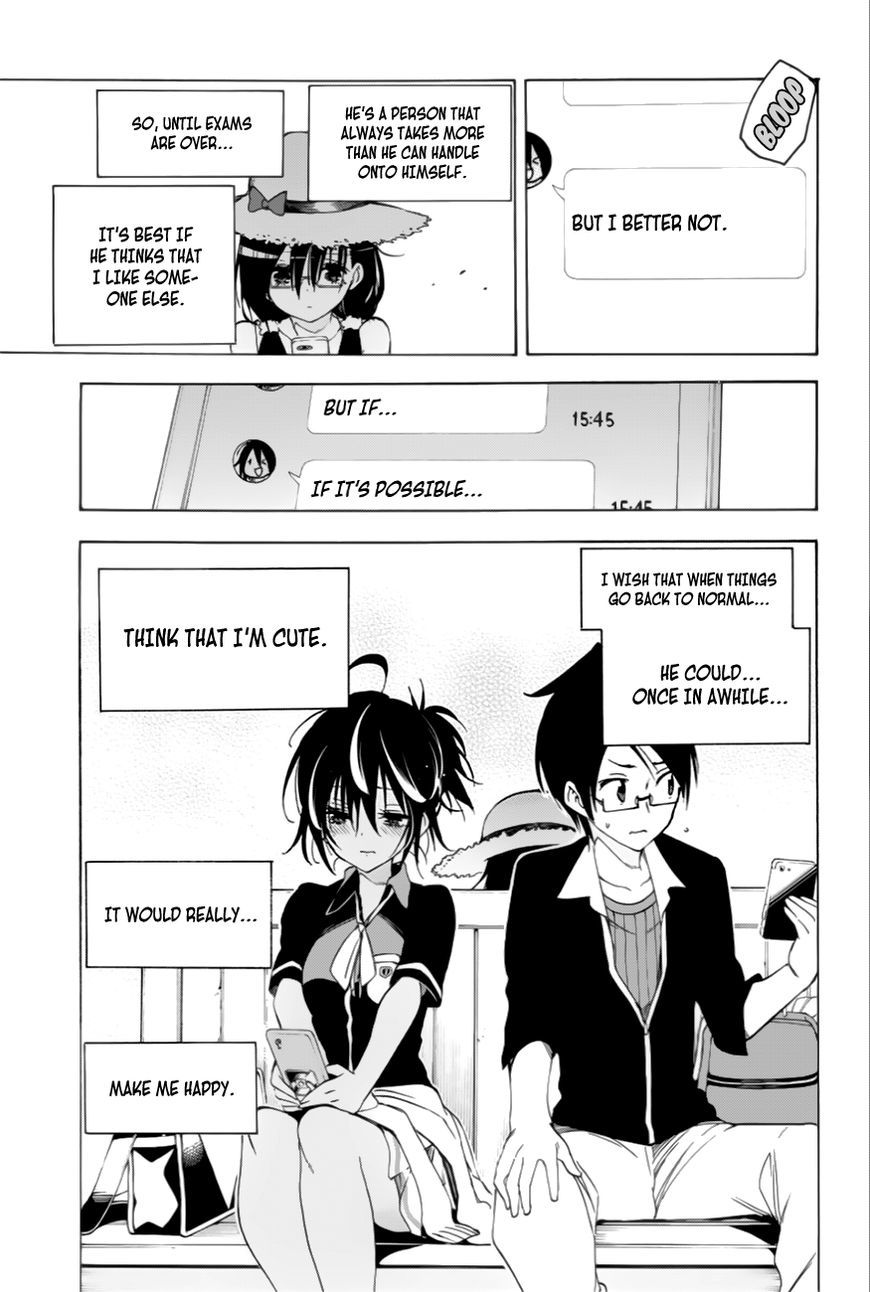 Bokutachi wa Benkyou ga Dekinai Chapter 35 page 14 - Chapter 35: The genius secretly dances around [X]’s nonsense