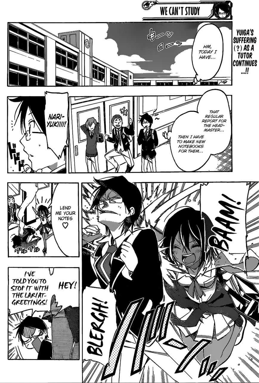 Bokutachi wa Benkyou ga Dekinai Chapter 4 page 3 - Chapter 4: Like a fish in water, like a genius in [X]