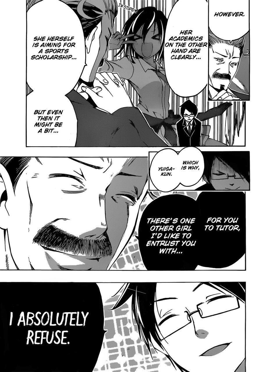 Bokutachi wa Benkyou ga Dekinai Chapter 4 page 8 - Chapter 4: Like a fish in water, like a genius in [X]