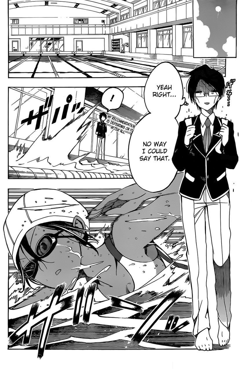 Bokutachi wa Benkyou ga Dekinai Chapter 4 page 9 - Chapter 4: Like a fish in water, like a genius in [X]