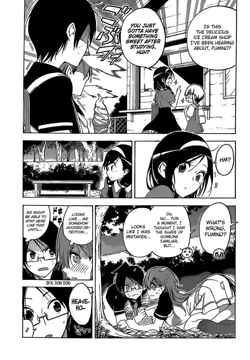 Bokutachi wa Benkyou ga Dekinai Chapter 41 page 14 - Chapter 41: The appearance of the predecessor occasionally sails upstream towards the beautiful blue [X]