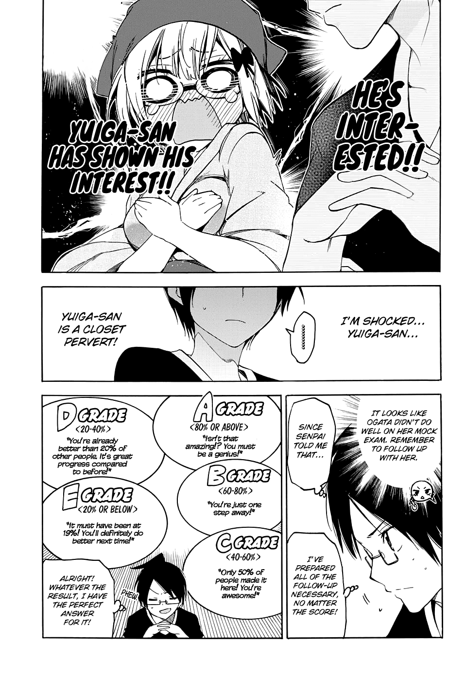 Bokutachi wa Benkyou ga Dekinai Chapter 44 page 10 - Chapter 44: The genius and him each contemplate the evaluation of [X]
