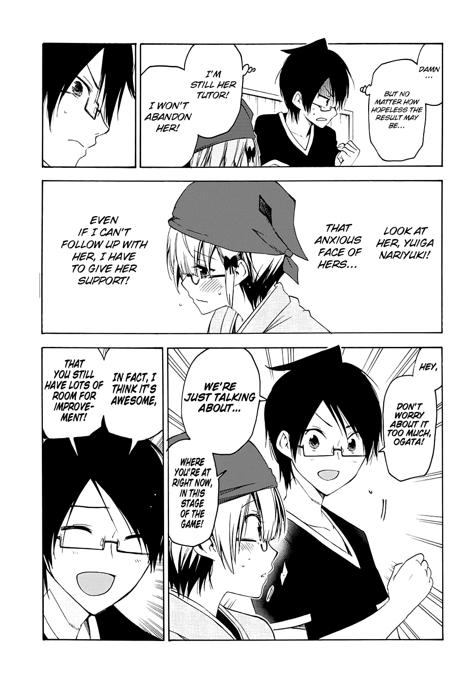 Bokutachi wa Benkyou ga Dekinai Chapter 44 page 12 - Chapter 44: The genius and him each contemplate the evaluation of [X]