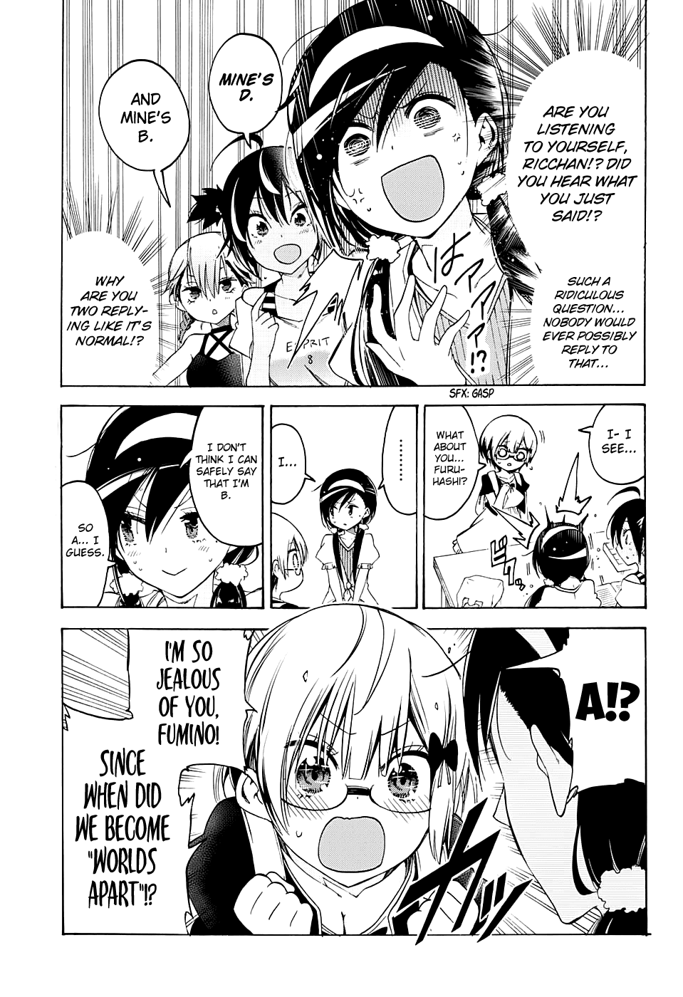 Bokutachi wa Benkyou ga Dekinai Chapter 44 page 6 - Chapter 44: The genius and him each contemplate the evaluation of [X]