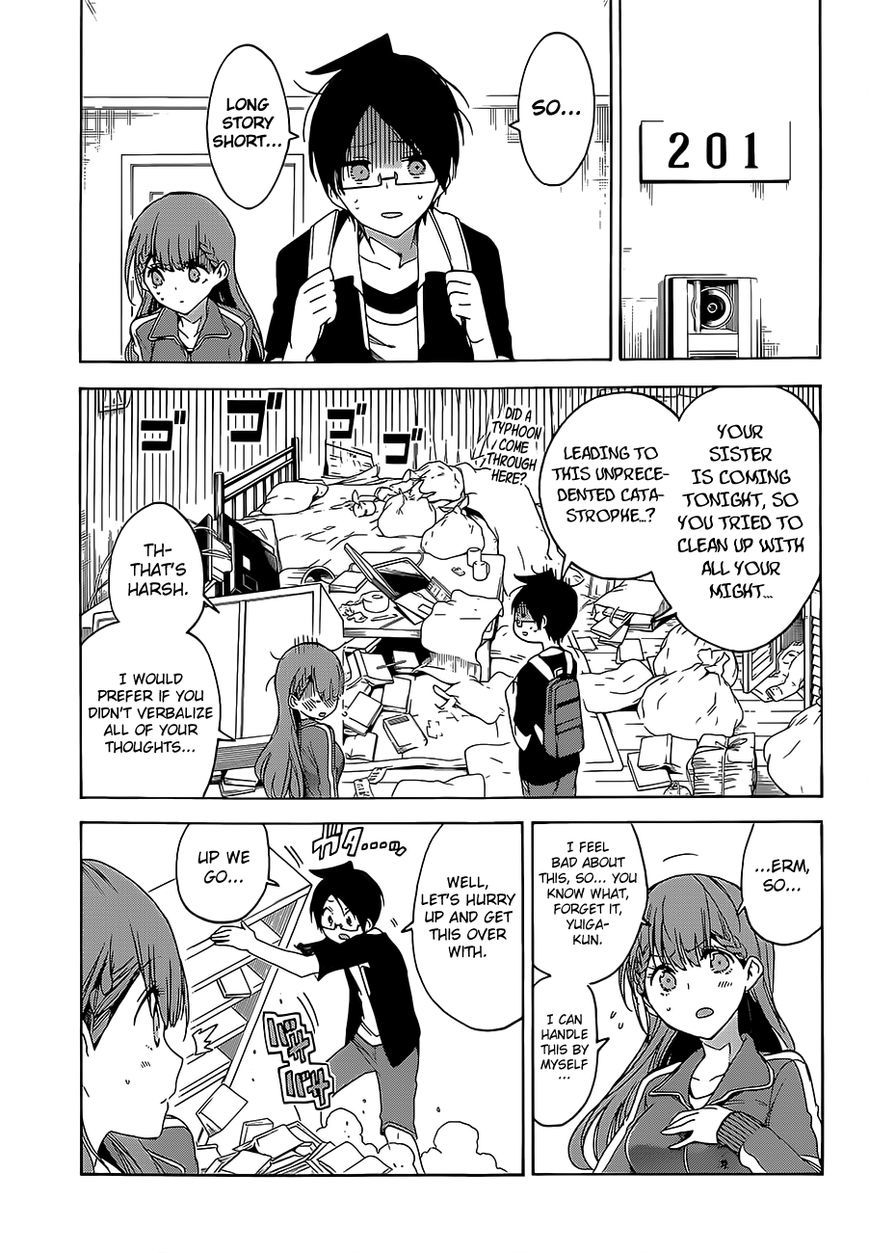 Bokutachi wa Benkyou ga Dekinai Chapter 45 page 4 - Chapter 45: To the predecessor, her [X] is a bolt out of the blue