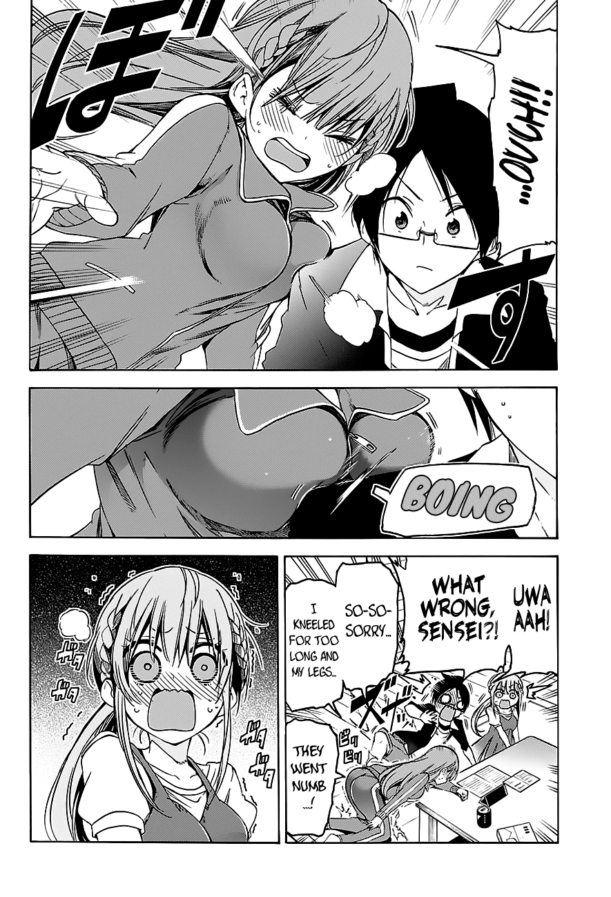 Bokutachi wa Benkyou ga Dekinai Chapter 46 page 11 - Chapter 46: Her charming flirtation will [X] him