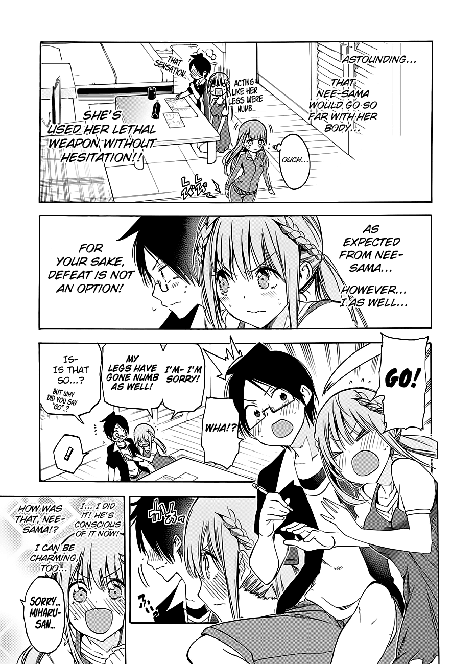 Bokutachi wa Benkyou ga Dekinai Chapter 46 page 12 - Chapter 46: Her charming flirtation will [X] him