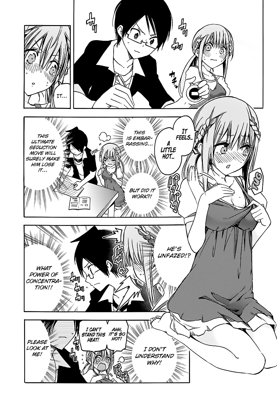 Bokutachi wa Benkyou ga Dekinai Chapter 46 page 8 - Chapter 46: Her charming flirtation will [X] him