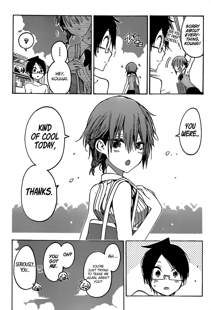 Bokutachi wa Benkyou ga Dekinai Chapter 48 page 18 - Chapter 48: The predecessor [X] with elegance with the missing item on the beach