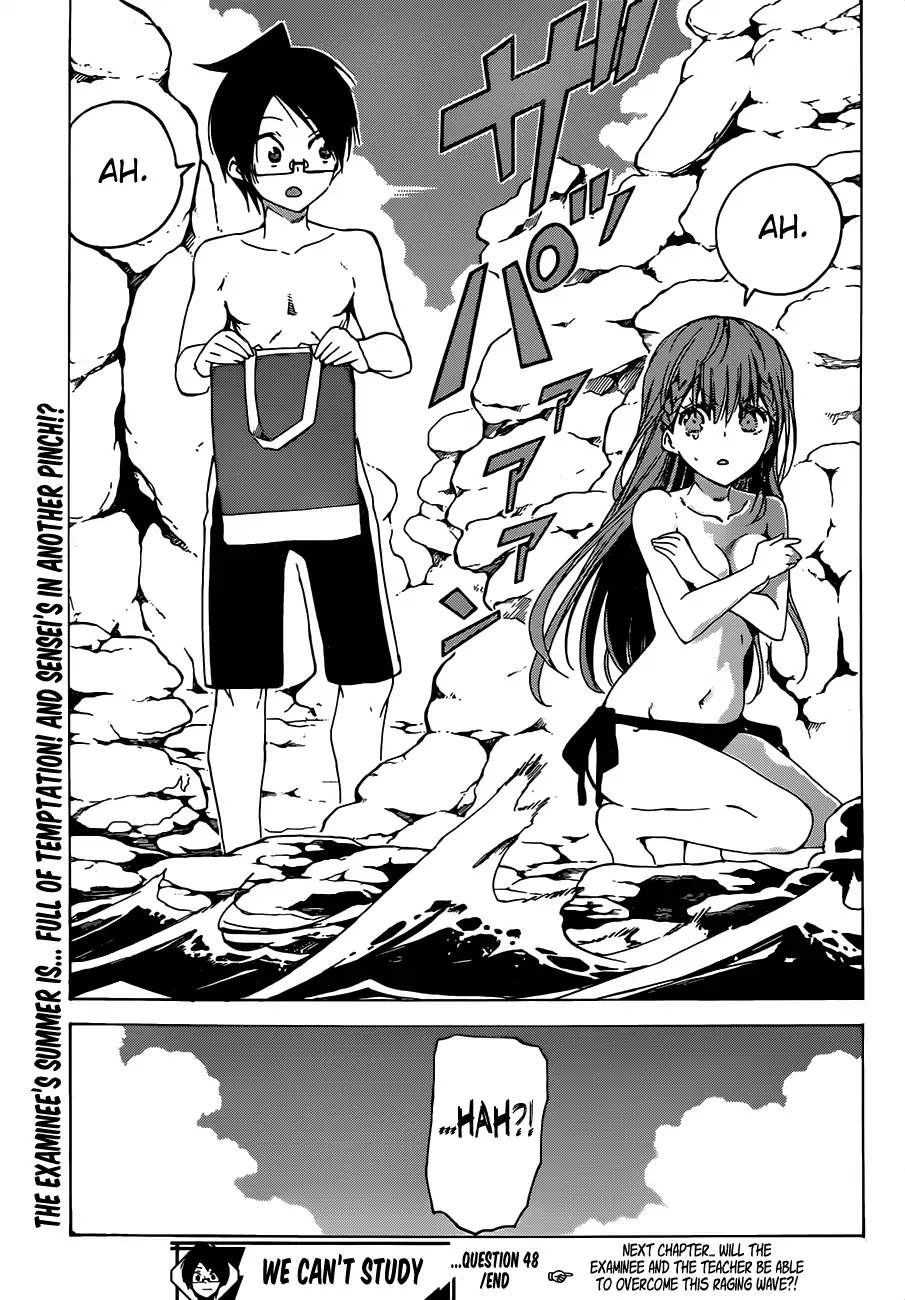 Bokutachi wa Benkyou ga Dekinai Chapter 48 page 20 - Chapter 48: The predecessor [X] with elegance with the missing item on the beach