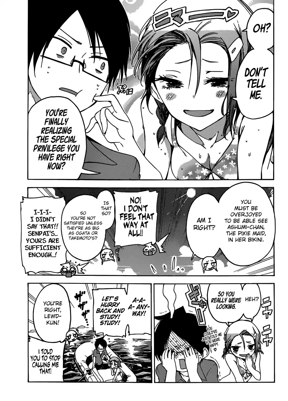 Bokutachi wa Benkyou ga Dekinai Chapter 48 page 6 - Chapter 48: The predecessor [X] with elegance with the missing item on the beach