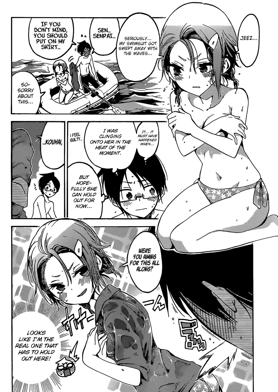 Bokutachi wa Benkyou ga Dekinai Chapter 48 page 9 - Chapter 48: The predecessor [X] with elegance with the missing item on the beach