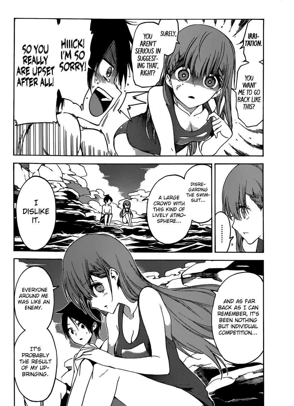 Bokutachi wa Benkyou ga Dekinai Chapter 49 page 15 - Chapter 49: After narrowly avoiding death → [X] is all the predecessor can do
