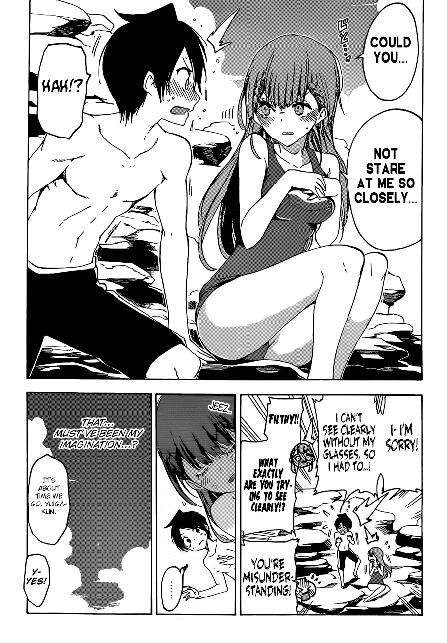 Bokutachi wa Benkyou ga Dekinai Chapter 49 page 18 - Chapter 49: After narrowly avoiding death → [X] is all the predecessor can do