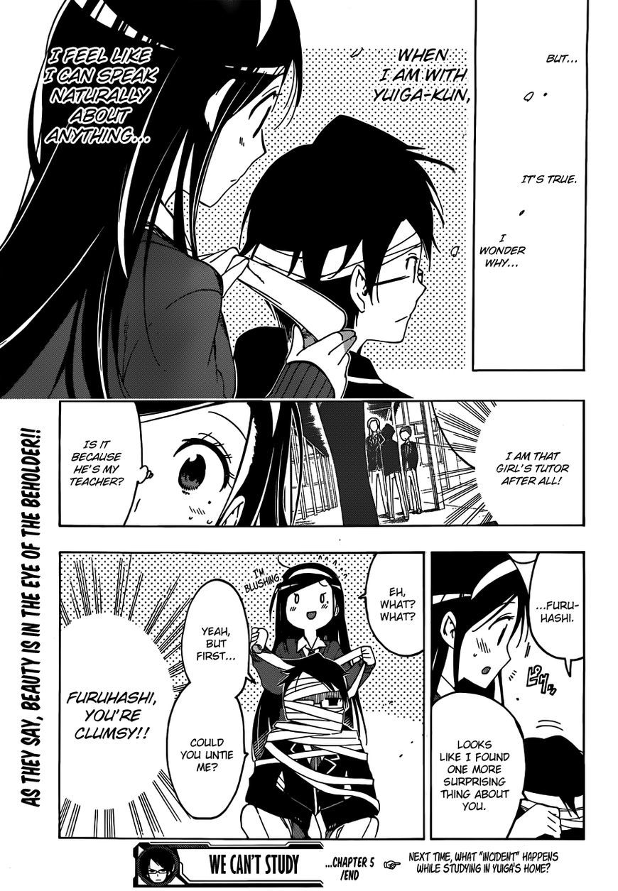 Bokutachi wa Benkyou ga Dekinai Chapter 5 page 20 - Chapter 5: The fair genius beyond reach, worries about [X]