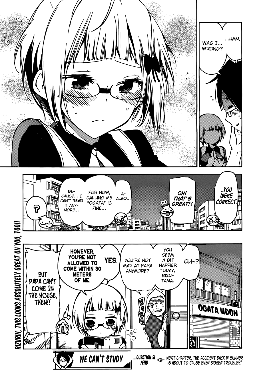 Bokutachi wa Benkyou ga Dekinai Chapter 51 page 20 - Chapter 51: The Genius feels depressed about the season’s transition and the appearance of [X]