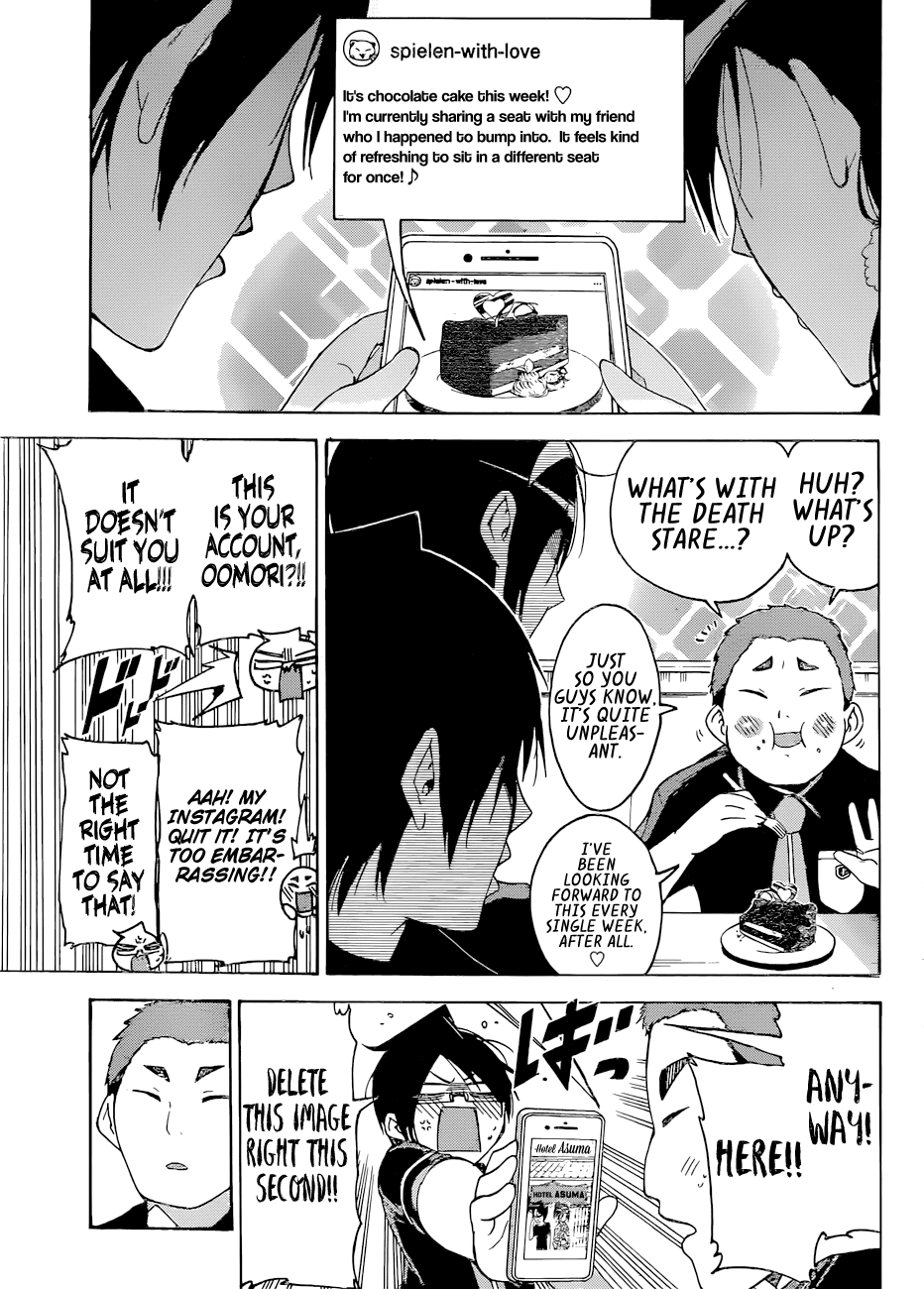 Bokutachi wa Benkyou ga Dekinai Chapter 52 page 18 - Chapter 52: The genius sometimes strives towards investigating an ignorant [X]