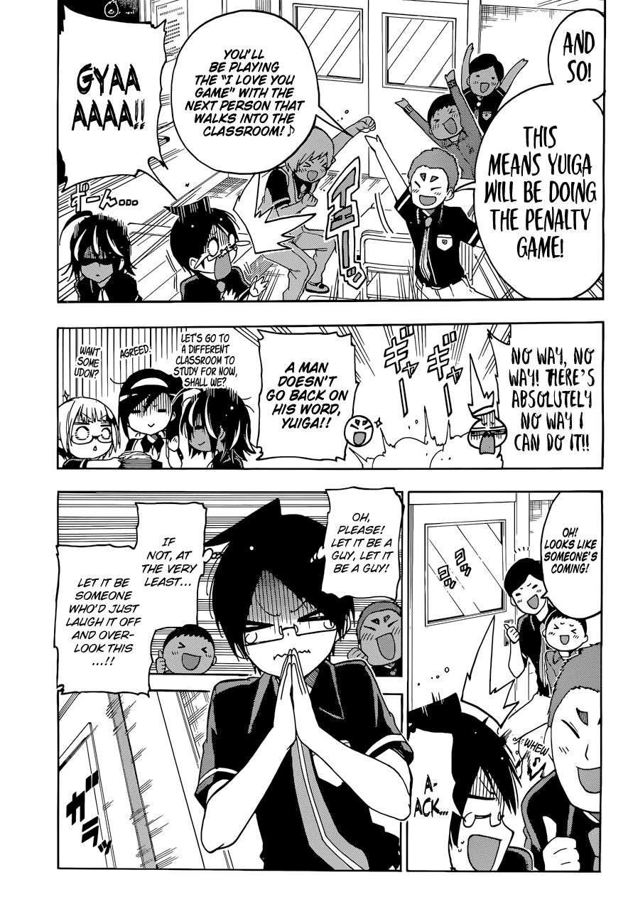 Bokutachi wa Benkyou ga Dekinai Chapter 55 page 14 - Chapter 55: They Expressed Words that Became [X] out of Fun