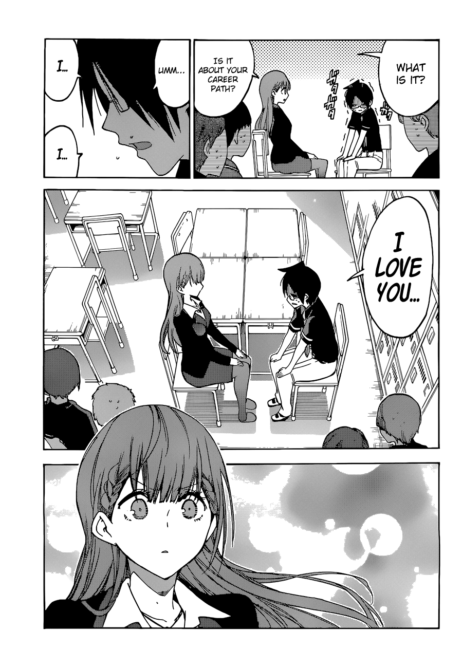 Bokutachi wa Benkyou ga Dekinai Chapter 55 page 16 - Chapter 55: They Expressed Words that Became [X] out of Fun