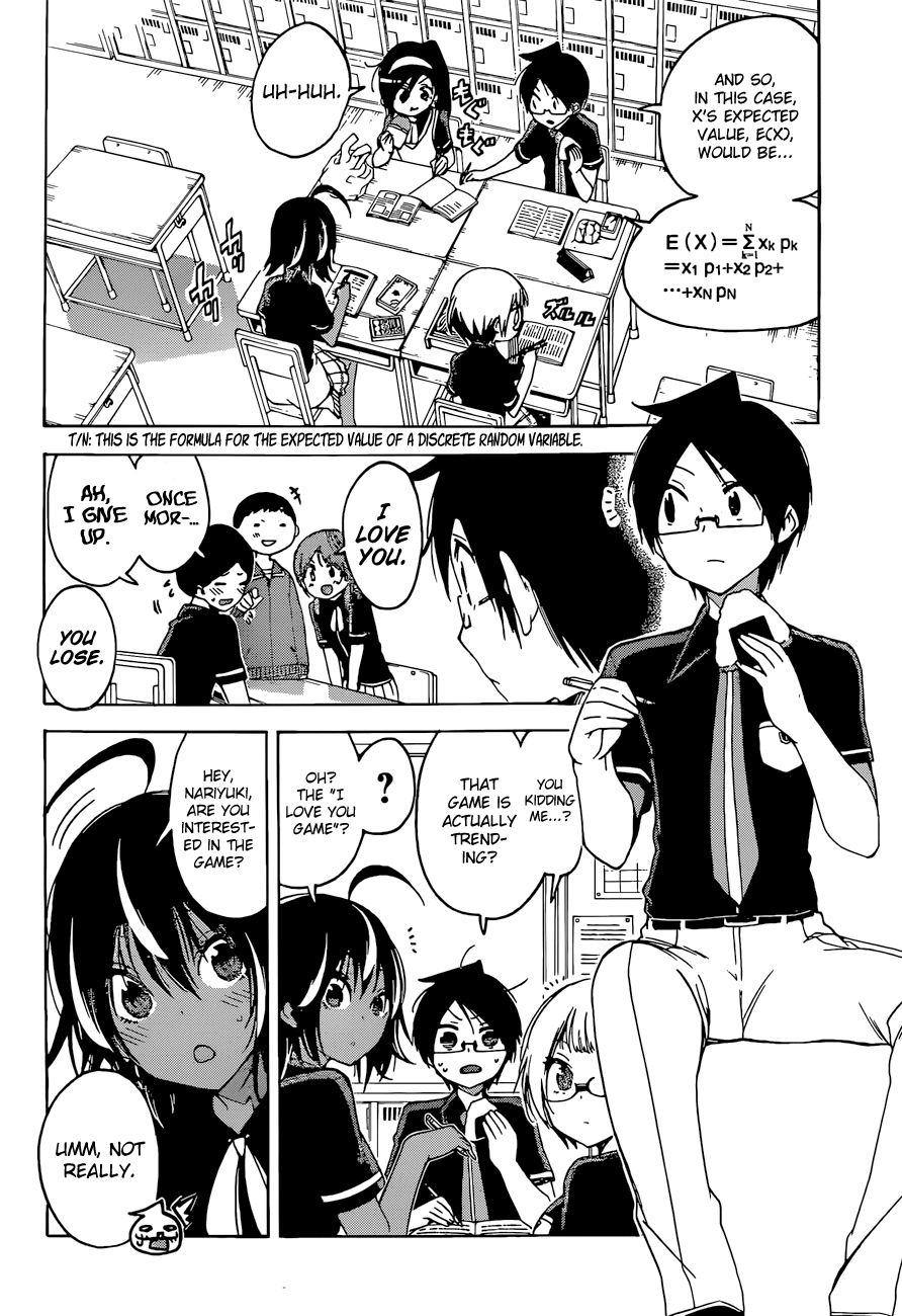 Bokutachi wa Benkyou ga Dekinai Chapter 55 page 5 - Chapter 55: They Expressed Words that Became [X] out of Fun