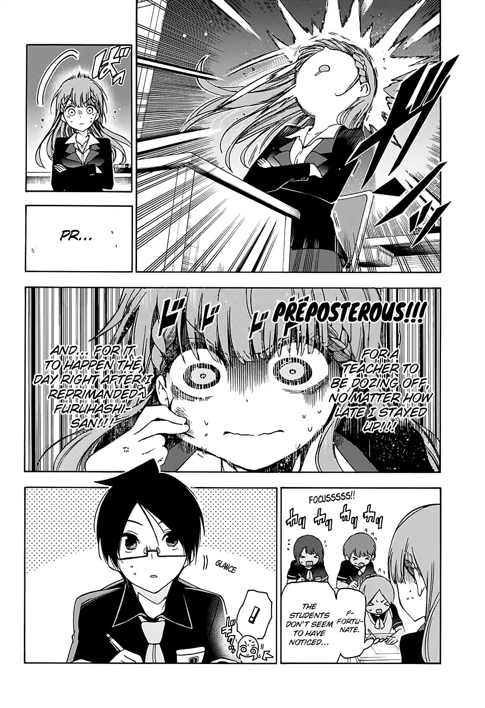 Bokutachi wa Benkyou ga Dekinai Chapter 56 page 7 - Chapter 56: Sometimes, Fate Tempts The Predecessor Toward An Unopposable [X]