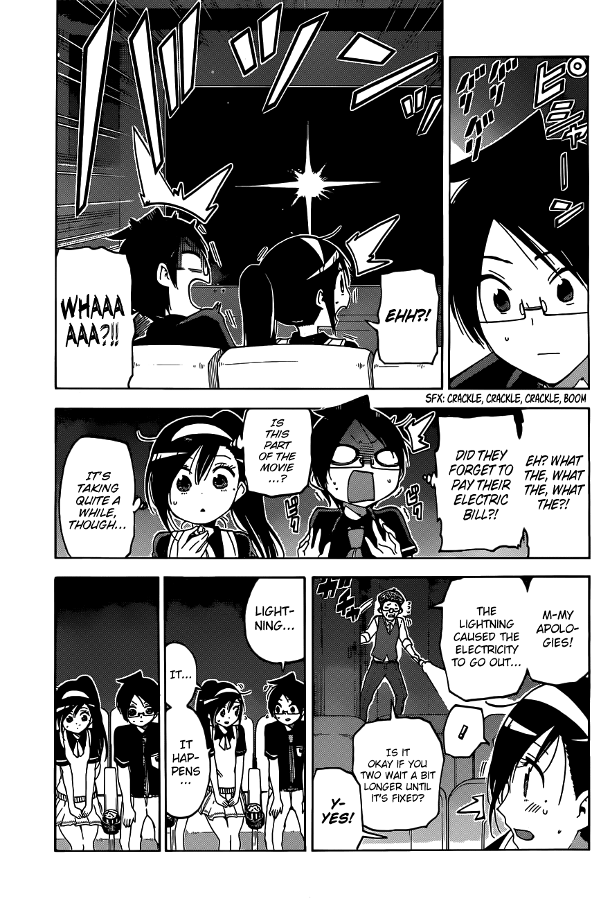 Bokutachi wa Benkyou ga Dekinai Chapter 58 page 14 - Chapter 58: On a Wild Night, The Genius's Focus sometimes may not be [X]
