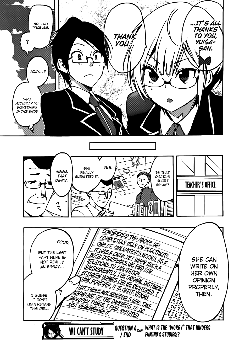 Bokutachi wa Benkyou ga Dekinai Chapter 6 page 20 - Chapter 6: The genius reflects upon civilization according to [x]