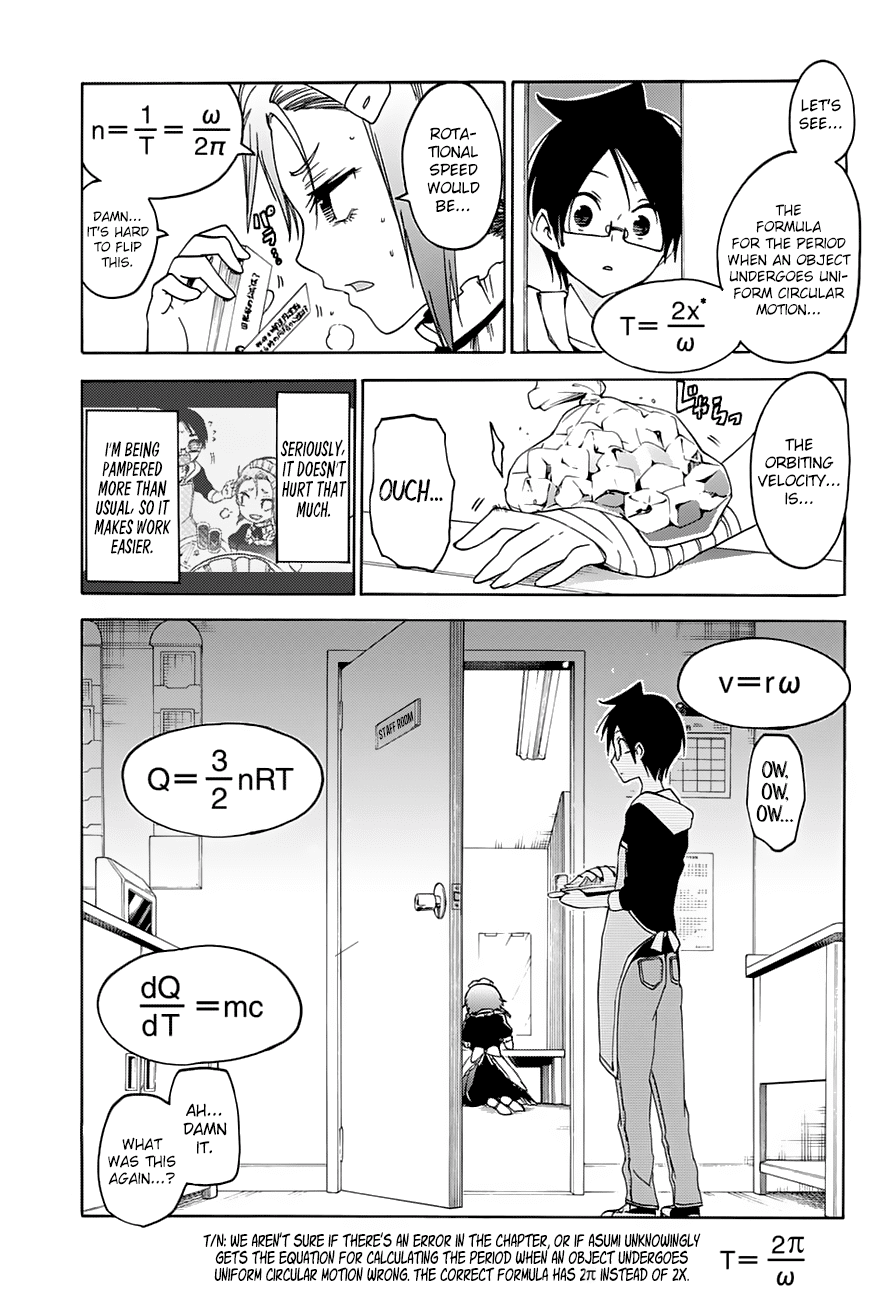 Bokutachi wa Benkyou ga Dekinai Chapter 60 page 12 - Chapter 60: The Predecessor’s [X] sometimes Becomes his Devotion