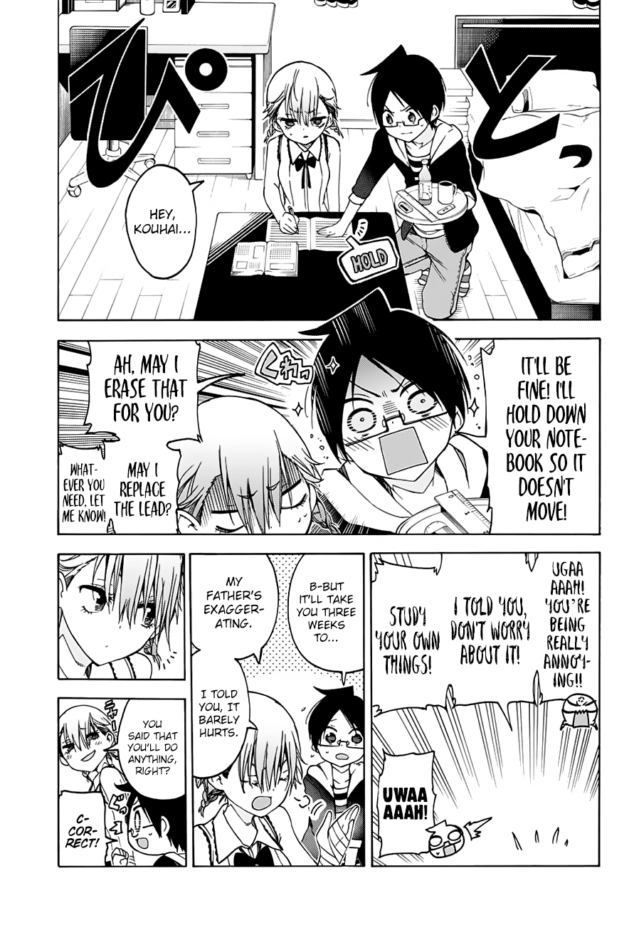 Bokutachi wa Benkyou ga Dekinai Chapter 60 page 6 - Chapter 60: The Predecessor’s [X] sometimes Becomes his Devotion