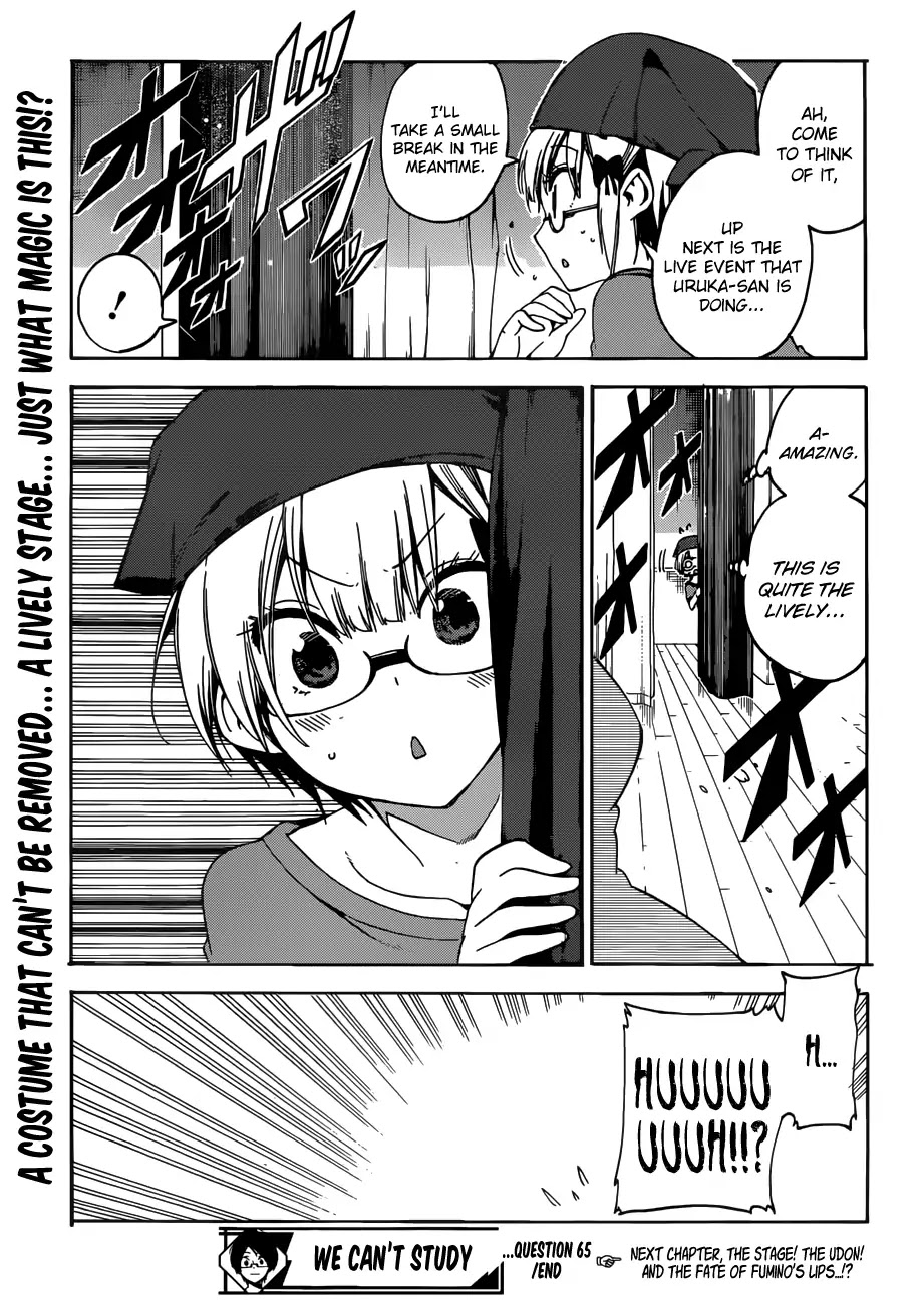 Bokutachi wa Benkyou ga Dekinai Chapter 65 page 20 - Chapter 65: In a Rapid Fire Session, [X] Befalls him at the Start of the Festival