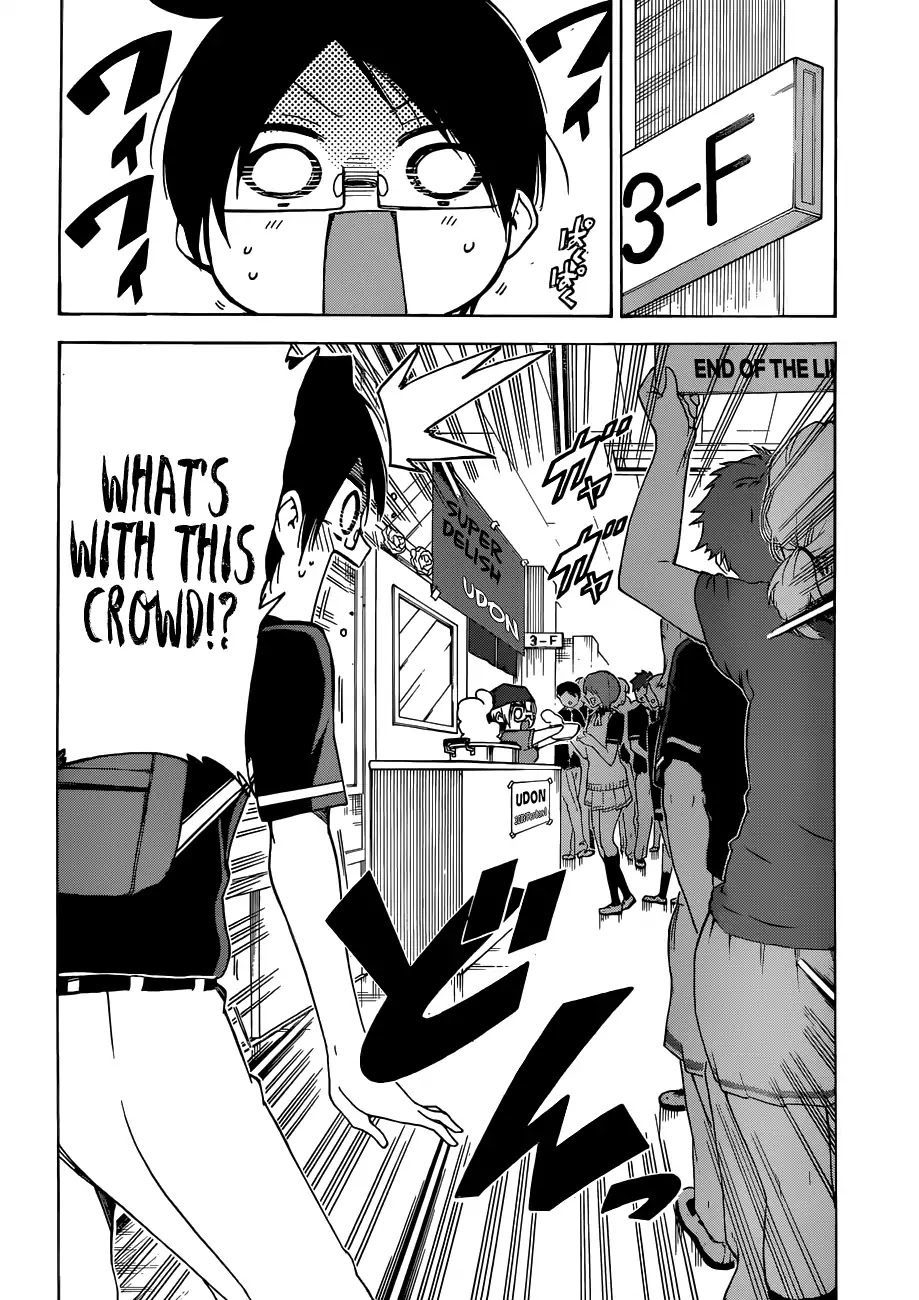 Bokutachi wa Benkyou ga Dekinai Chapter 68 page 17 - Chapter 68: Each of them Sought [X] in an Empty Fuss for Their Festival Climax