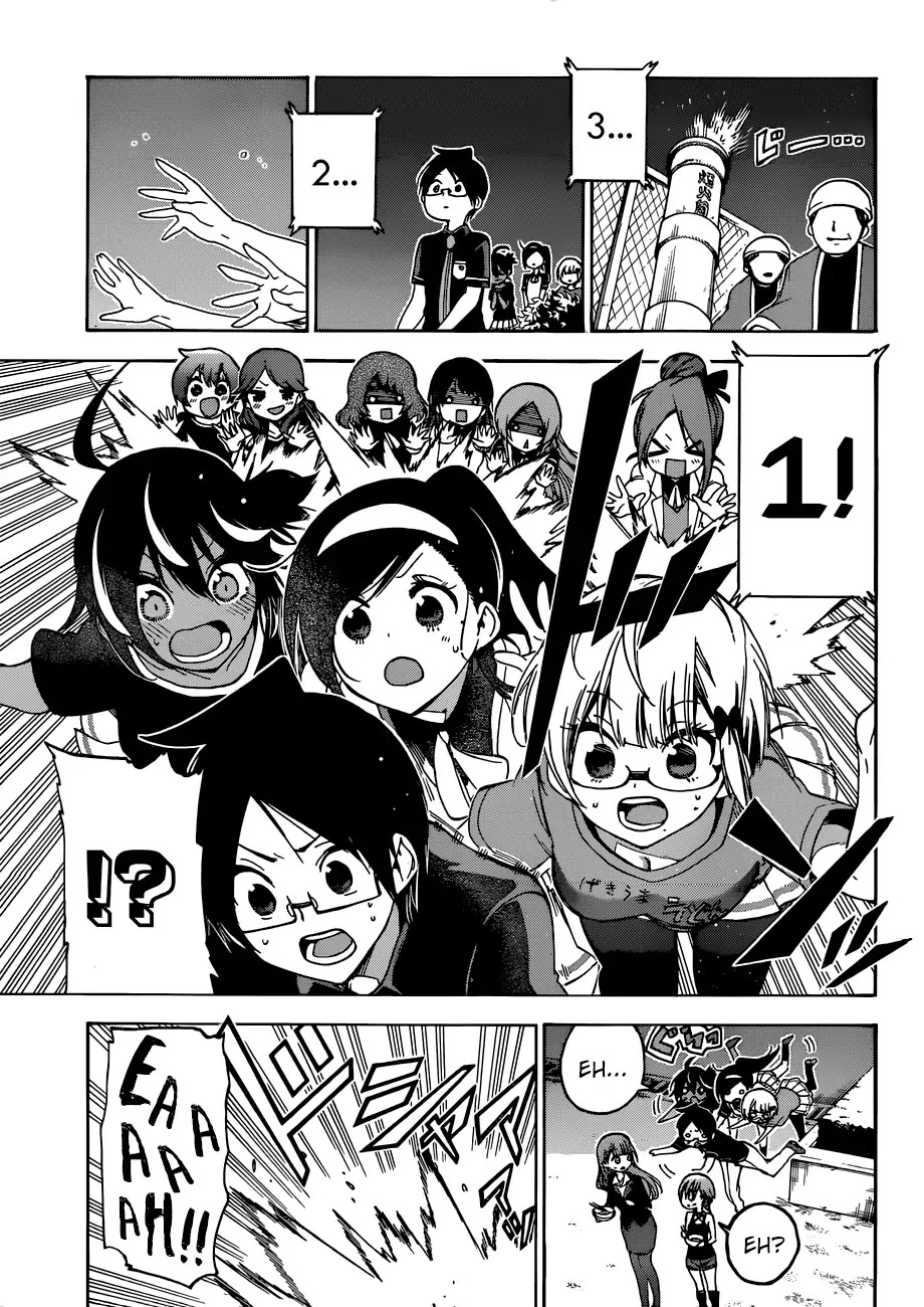 Bokutachi wa Benkyou ga Dekinai Chapter 69 page 14 - Chapter 69: Although sad, the end of The Festival also Blessed the [X] Splendidly