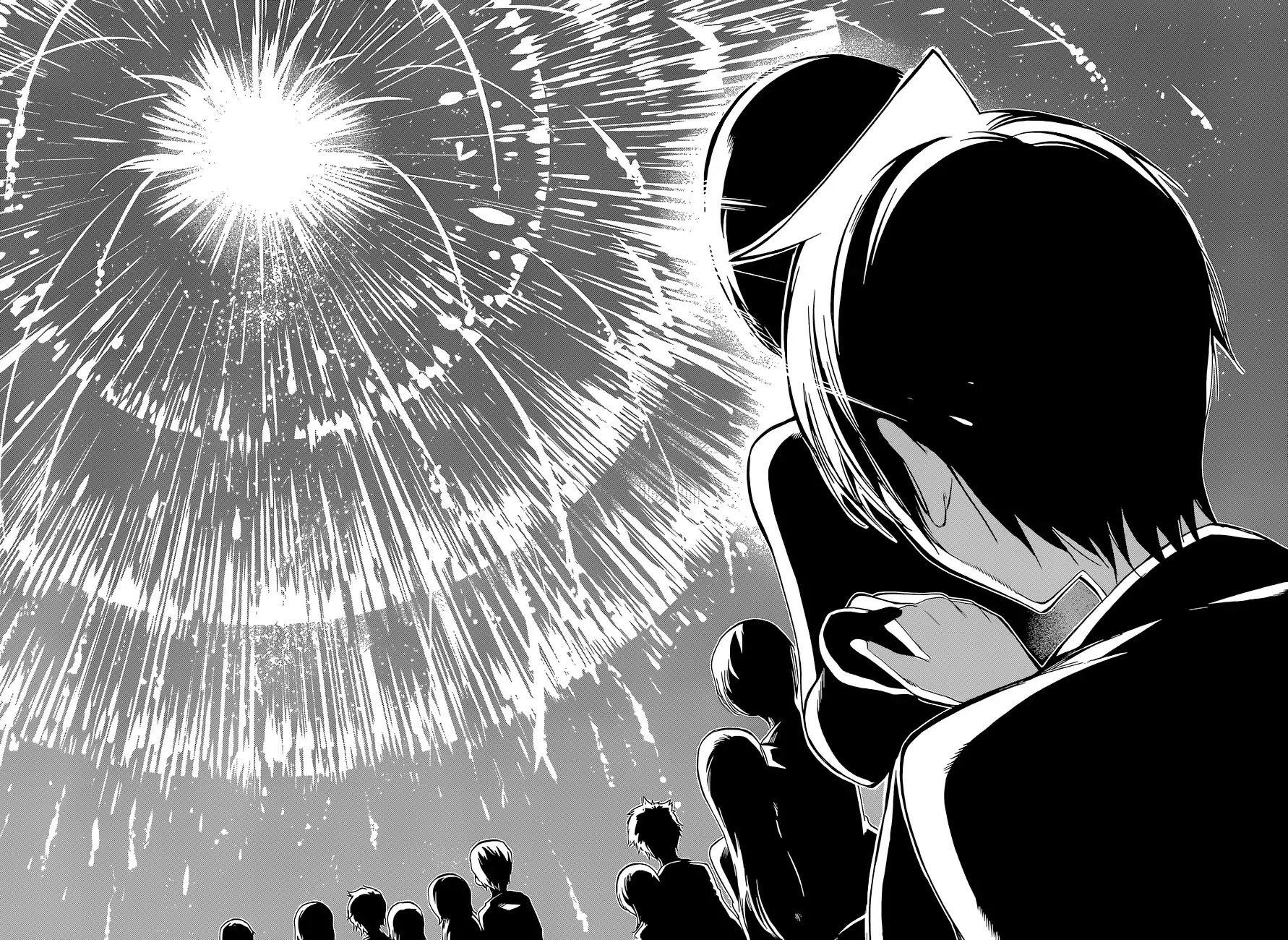 Bokutachi wa Benkyou ga Dekinai Chapter 69 page 17 - Chapter 69: Although sad, the end of The Festival also Blessed the [X] Splendidly