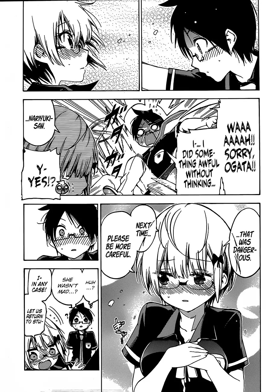 Bokutachi wa Benkyou ga Dekinai Chapter 70 page 14 - Chapter 70: Sometimes, That Odd Alarm Is Caused By [X]
