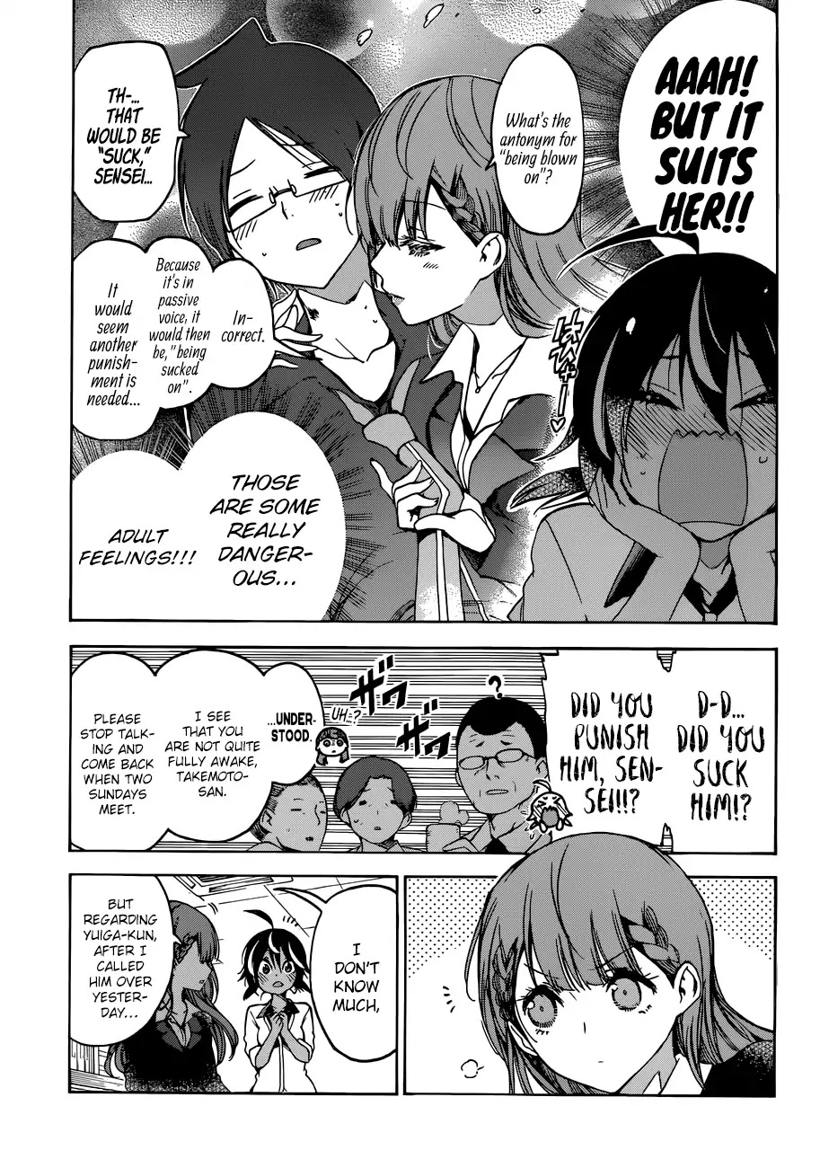 Bokutachi wa Benkyou ga Dekinai Chapter 72 page 10 - Chapter 72: Sometimes, that Mark can Disturb the Peace of [X]